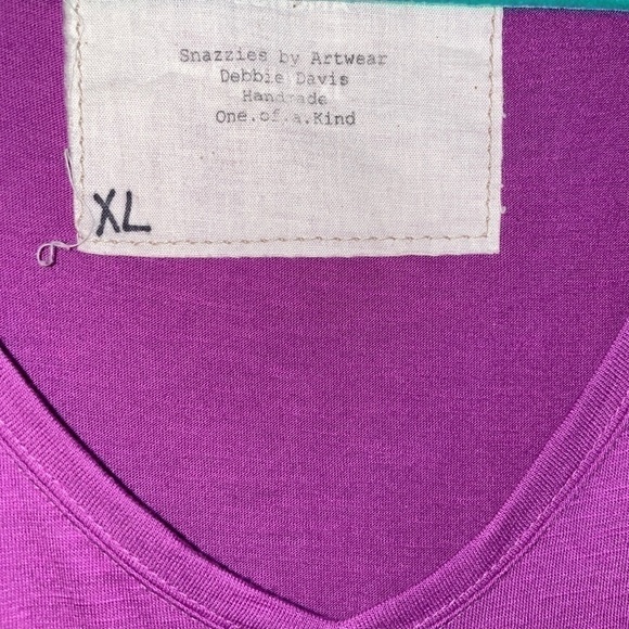 EUC Snazzies By Artwear Recycled Full Skirt Maxi Dress Handmade Size XL - Picture 2 of 7